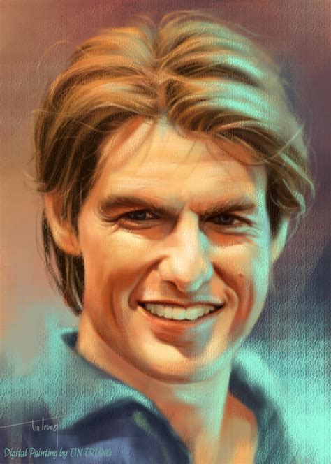 Tom Cruise My Digital Painting By Tintrung On Deviantart