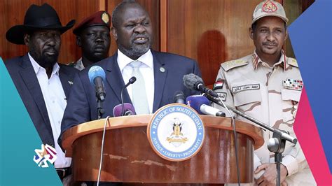 زعيم المتمردين في جنوب السودان يؤدي اليمين نائبا لرئيس البلاد│أخبار العربي Youtube