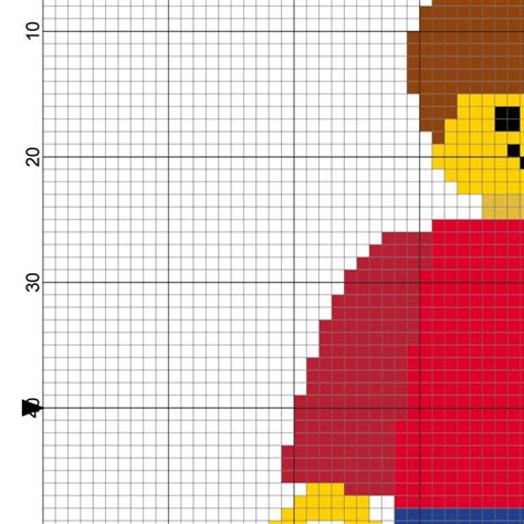 Lego Man Cross Stitch Pattern Daily Cross Stitch