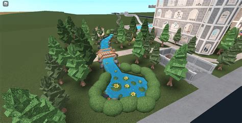 Update On The Castle Build I Started The Outside Added A Gazebo Pond
