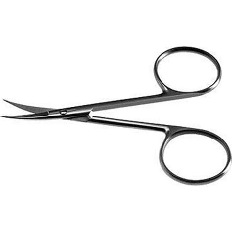 Scissors Iris Curved 4 12 Stainless Steel Each Mcguff Medical