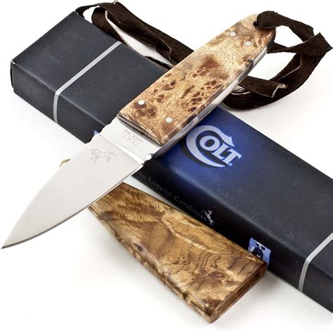 Colt Fixed Blade Hunter Knife Brownwood Fixed Blade Knives Amazon