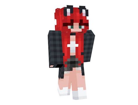 The Girl Skin For Minecraft In The Classic 64x32 Format And Alex Model