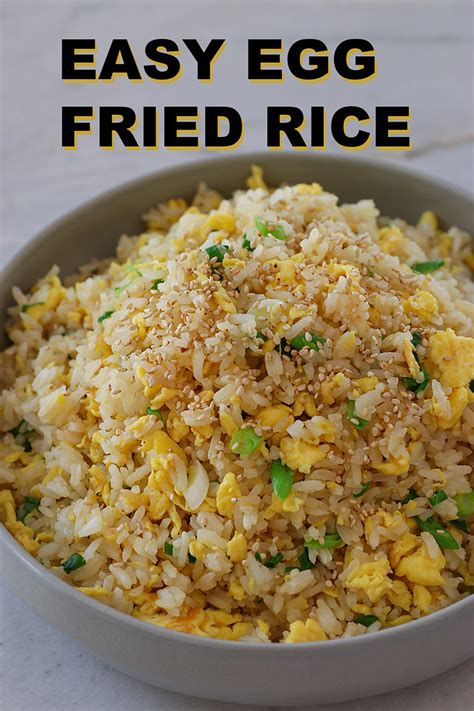 The Best Easy Fried Rice With Eggs Easy Recipes To Make At Home