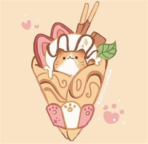 Pin By 佳穎 呂 On 可愛貓咪q版圖片 Cute Food Drawings Cute Doodles Drawings