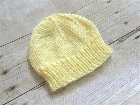 Newborn Baby Hat To Knit Free Knitting Pattern Swanjay