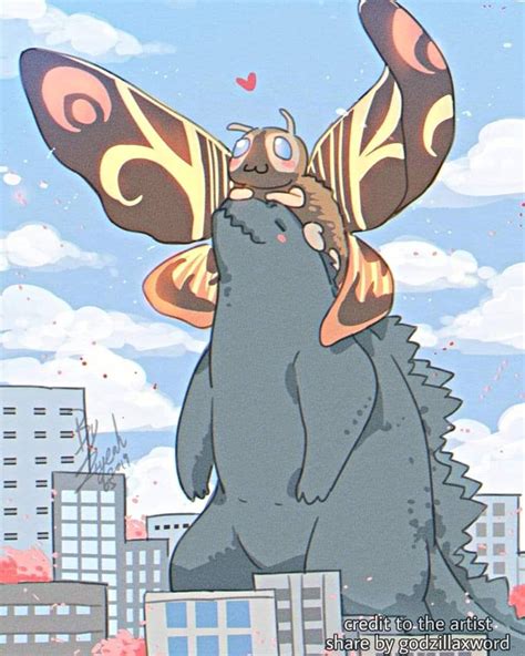 Godzilla Mothra Love