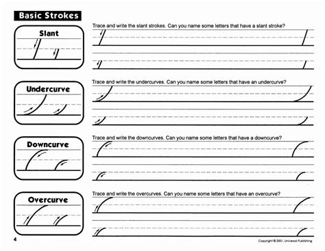 Cursive Alphabet For 3rd Grade