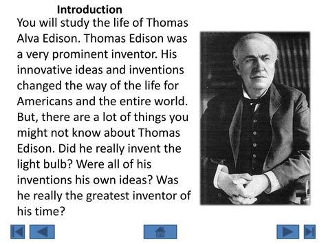 Ppt Thomas Edison Powerpoint Presentation Free Download Id2126153