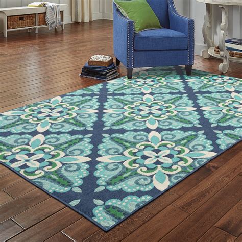 Discount indoor outdoor rugs offer great savingsan outdoor rug is a brilliant choice for families and couples who want to extend their living space to make the most use of their outdoor environment. Beachcrest Home Kailani Floral Blue Indoor/Outdoor Area ...