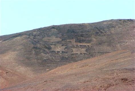 Chile Geoglifos De Pintados Ubicados En La Pampa Del Tamarugal En La