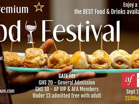 Accra Premium Food Festival Things To Do In Accra