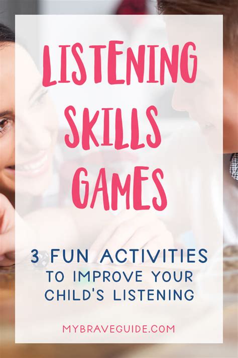Listening Skills Activities Brave Guide