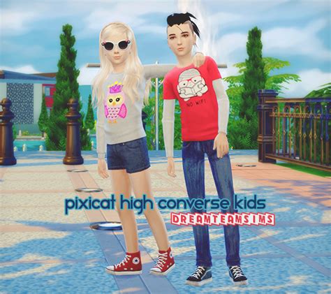 My Sims 4 Blog Ts3 Pixicat High Converse Conversion For