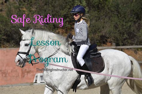 Signs Of A Safe Riding Lesson Program TheRidingInstructor Net