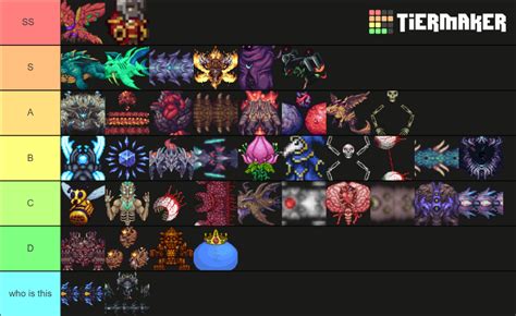 Terraria Calamity Mod Bosses Tier List Community Rankings Tiermaker Hot Sex Picture