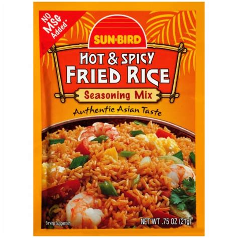 Sun Bird Hot And Spicy Fried Rice Seasoning Mix 075 Oz Ralphs