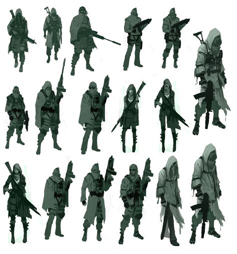 A Smattering Of Concepts For The Characters And Guns Also Posted Are The First Character Models