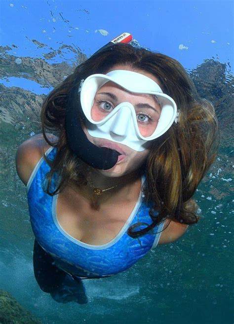 Scuba Diver Girls Scuba Girl Diving Gear Scuba Diving Snorkel Mask