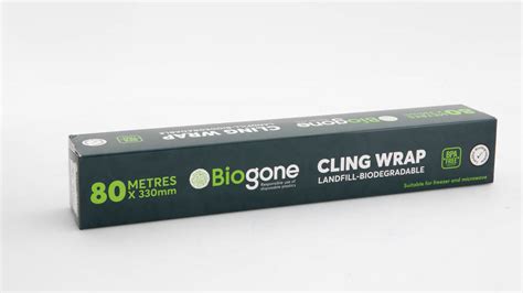 biogone landfill biodegradable cling wrap 80m review cling wrap choice