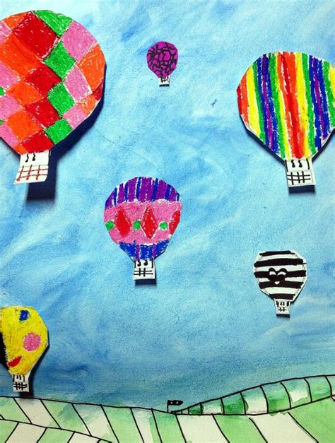 Artfully Me Hot Air Balloon Art Project