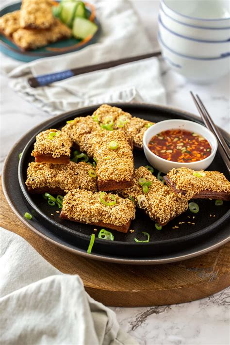 Sesame Prawn Toast (Shrimp Toast) | Sugar Salt Magic