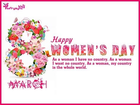 Happy international women's day flowers. Happy Women's Day Wishes Quote Image 8 March Picture ...