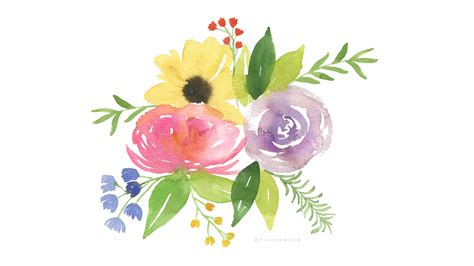 Spring Watercolor Desktop Wallpapers Top Free Spring Watercolor