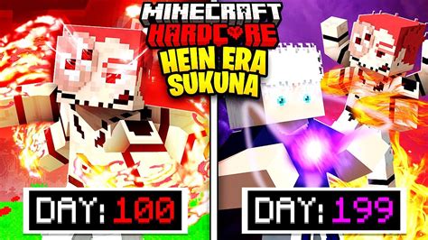 I Played Minecraft Jujutsu Kaisen As Heian Era Sukuna For 200 Days This Is What Happened Youtube