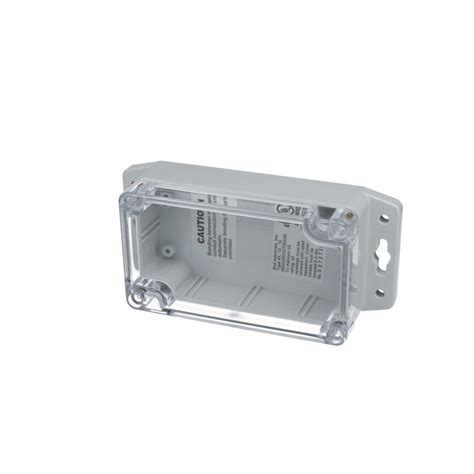 Ip65 Nema 4x Box With Clear Cover And Mounting Brackets Pn 1321 Cmb