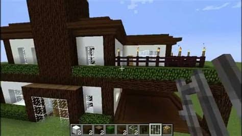 Muchos niños piden a sus padres constantemente que les construyan una. Como Construir una Casa Moderna Parte 2 - Minecraft 1.7 ...