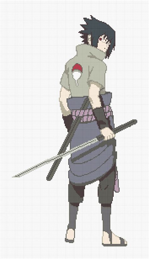 Pixel Art Sasuke Uchiha Facile Sasuke Uchiha By Frost Claw Studios Images