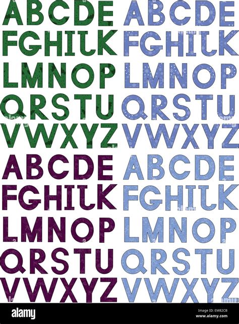 Alphabets Vector Hi Res Stock Photography And Images Alamy