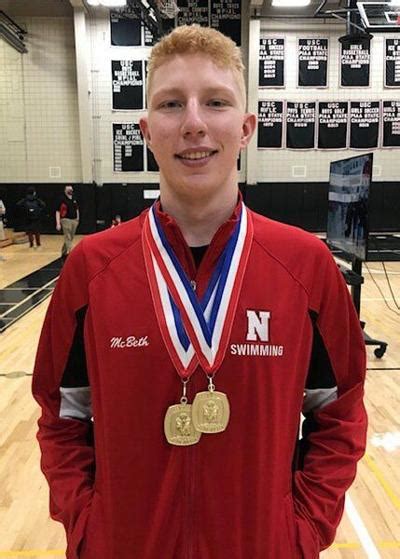 Mcbeth Claims Two Gold Medals In Wpial Swim Meet Local Sports