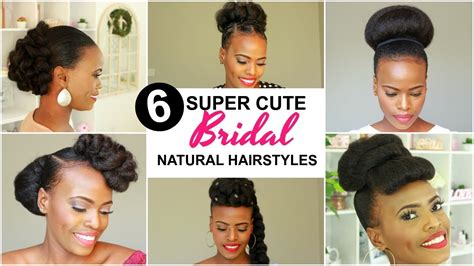 Trending gel up hairstyles is always a classic option for most women. 2020 BRIDAL NATURAL HAIRSTYLES FOR BLACK WOMEN - YouTube