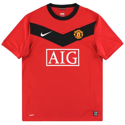 2009 10 Manchester United Nike Home Shirt L 355091 623