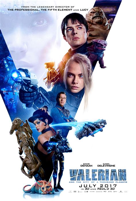 Valerian And The City Of A Thousand Planets - "Valerian and the City of a Thousand Planets" New Character Posters and