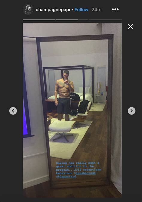 Drakes Shirtless Photo See The Instagram Post Billboard