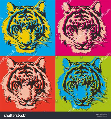 232 Tiger Fun Pop Art Images Stock Photos And Vectors Shutterstock