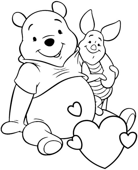 Print coloring pages of disney winnie the pooh the cute teddy bear and. Winnie the Pooh Coloring Pages For Kids - Visual Arts Ideas