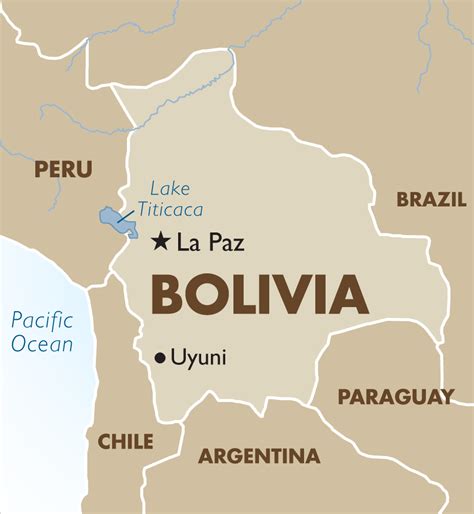 Where Is Bolivia Located On The World Map Map