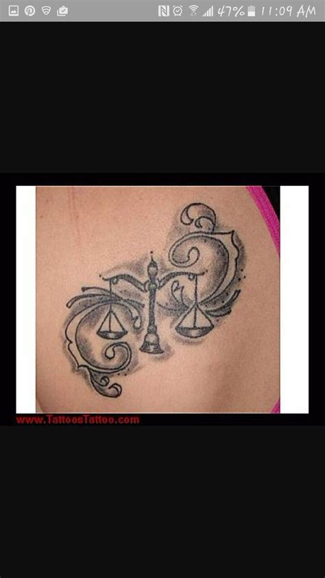 Meaningful Libra Tattoo Design For Ladies