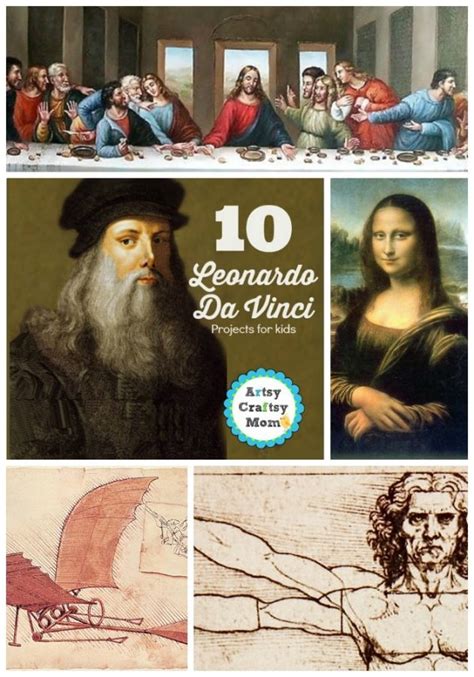 10 Leonardo Da Vinci Projects For Kids