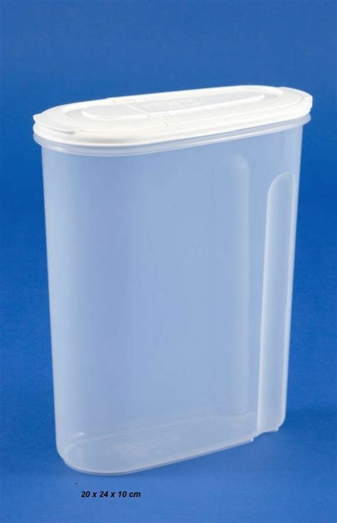 Whitefurze Plastic Food Tub Storer Storage Container Beaker Bacon