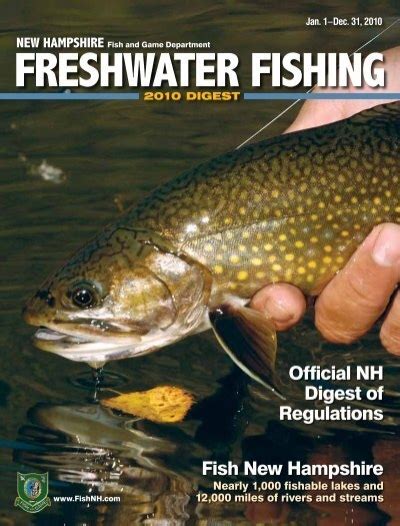 The 2010 Digest New Hampshire Fish And Game Department