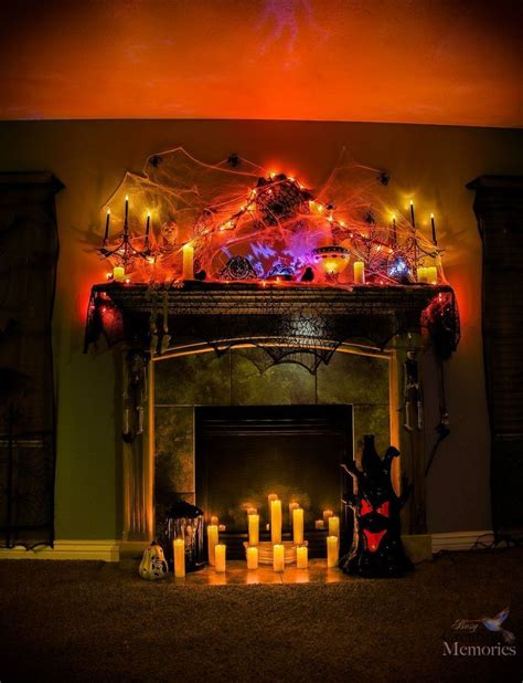 30 Spooktacular Halloween Mantel Decoration To Scare Away Your Guests