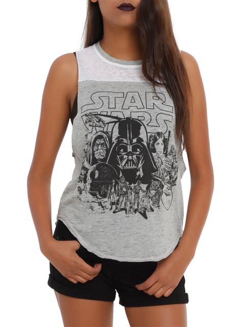 If you—like all of us at hot topic—are ready to swap out your you will now be the first to hear about hot topic sales and news. Hot Topic Star Wars Gray Tank Top