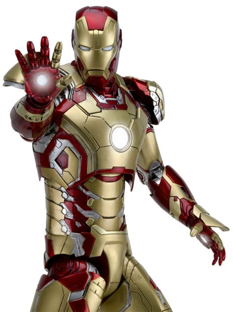 This is the hot toys version of the mark iii. NECA Iron Man 3 - 1/4 Scale Iron Man Mark 42 Update - The ...