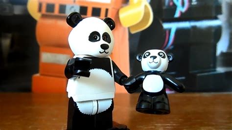 Review Lego Minifigure Series 12 Panda Guy Youtube