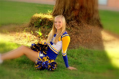 Cheer Individual Pic Pose Fall Sports Pictures Cheer Hair Cheer